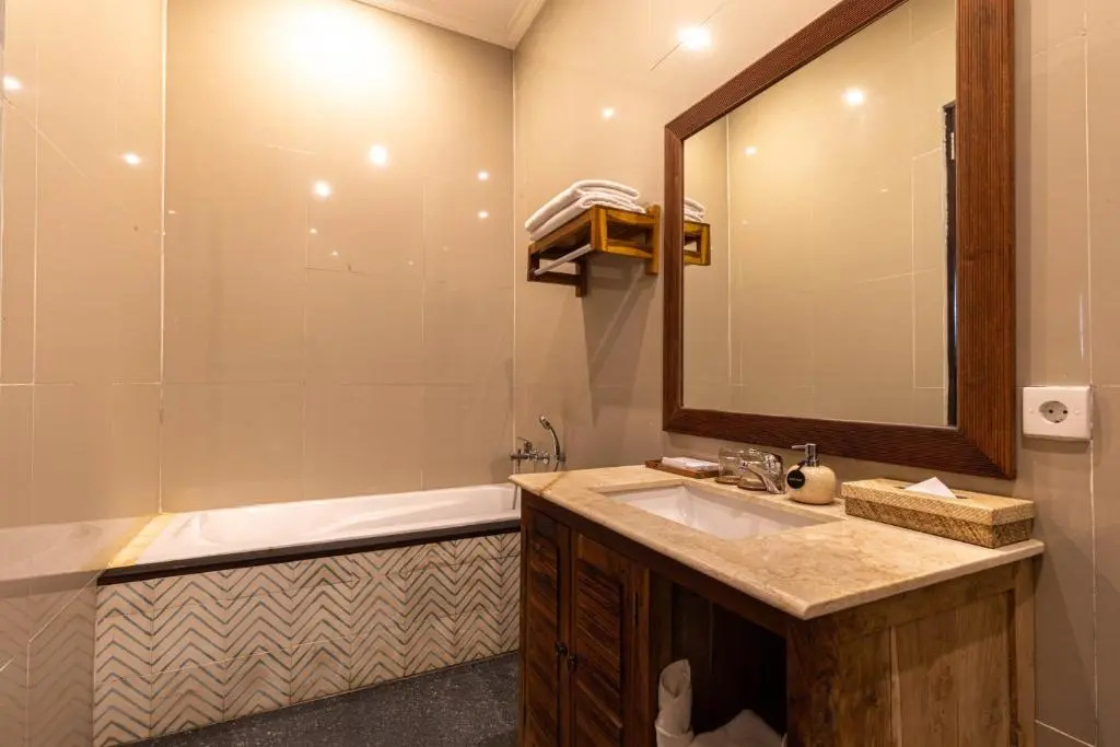 Номер Deluxe с красивым видом из окна в Meruhdani Boutique Hotel Ubud