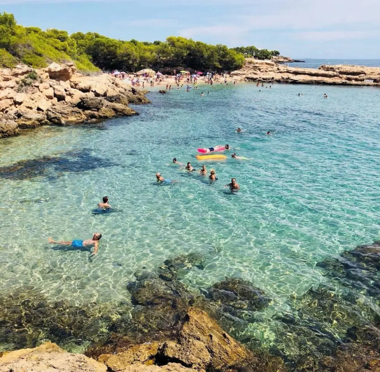 Casa en la playa con piscina