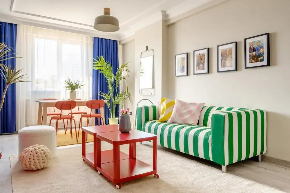 Vibrant Duplex With Terrace 2 min to Cevahir Mall