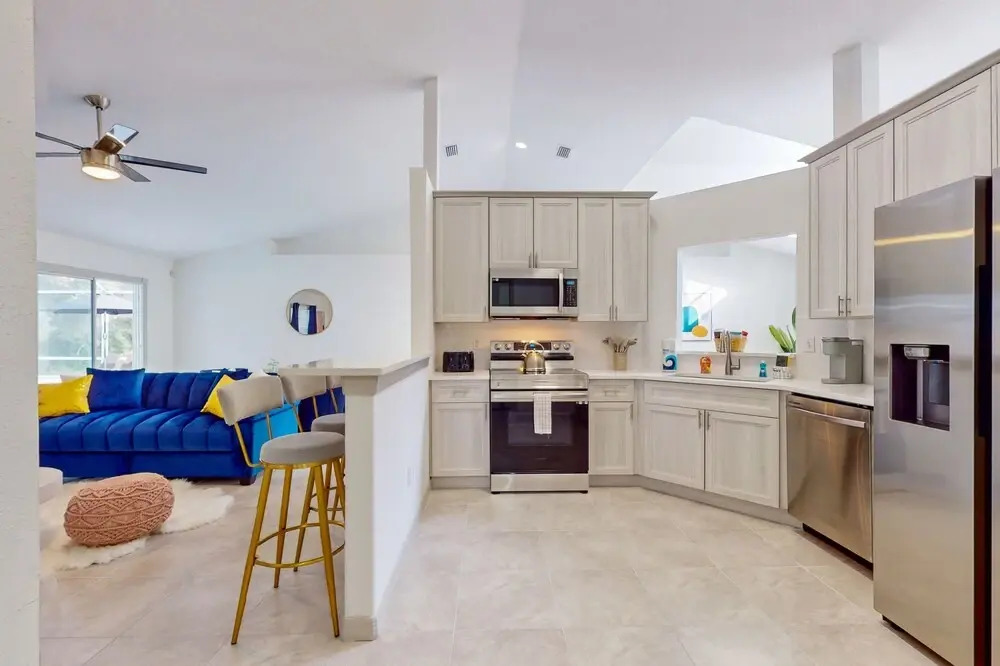 Home Near the Beach With Private Pool, Inviting Patio, Streaming & AC