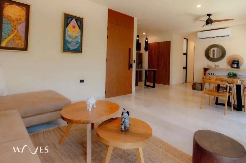 Spacious Modern 3BR Apartment in Gated Community with Pool View at Chaan Ha by Waves