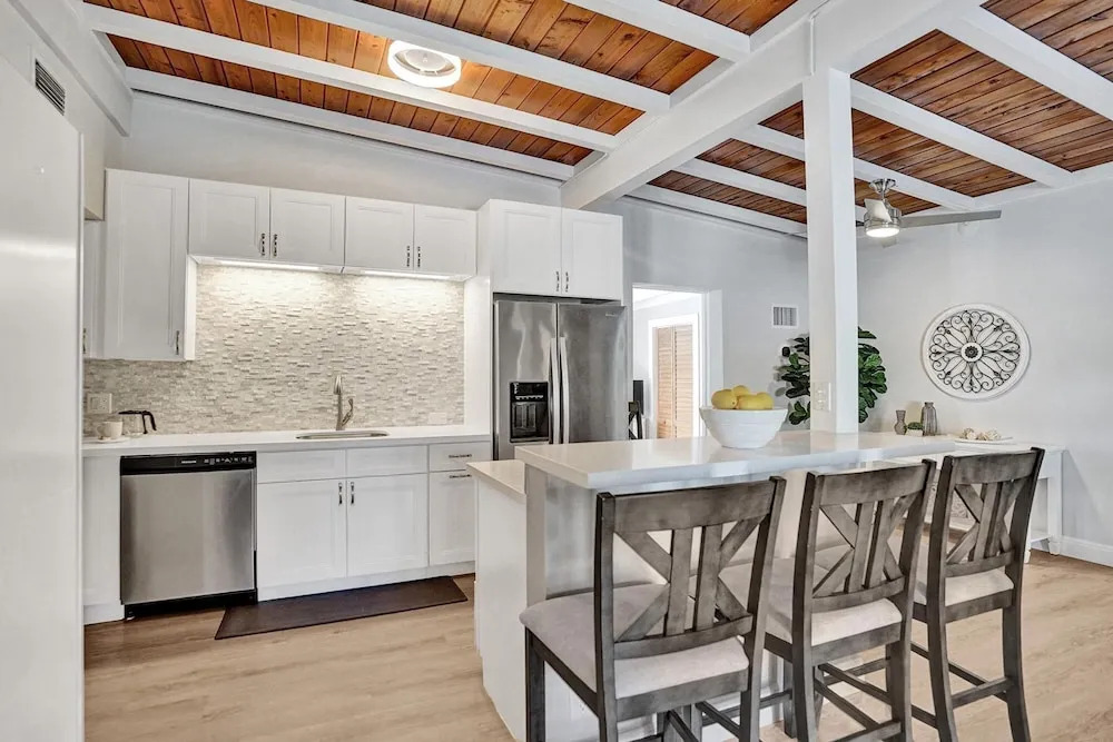 Renovated home wheated pool BBQ
