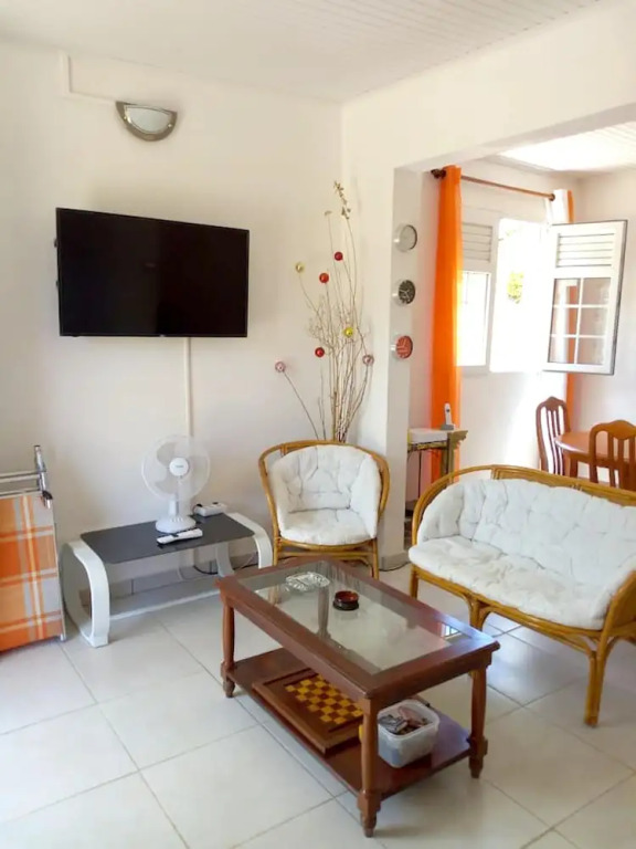 House with 2 Bedrooms in Le François, with Wonderful Sea View, Furnished Garden And Wifi - 8 Km From the Beach