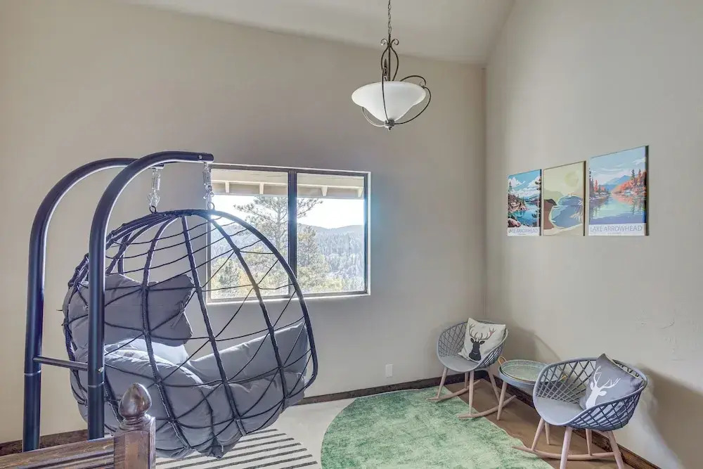 Partial Lake Arrowhead View: Cabin w/ Game Room!