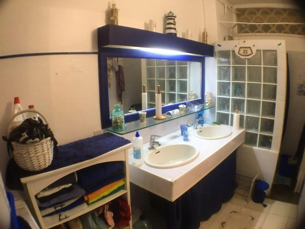 Appartement d'une chambre a Le Moule a 30 m de la plage avec vue sur la mer jardin clos et wifi