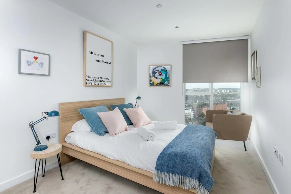 Luxury 1BR Flat w Rooftop Garden, 360° of London