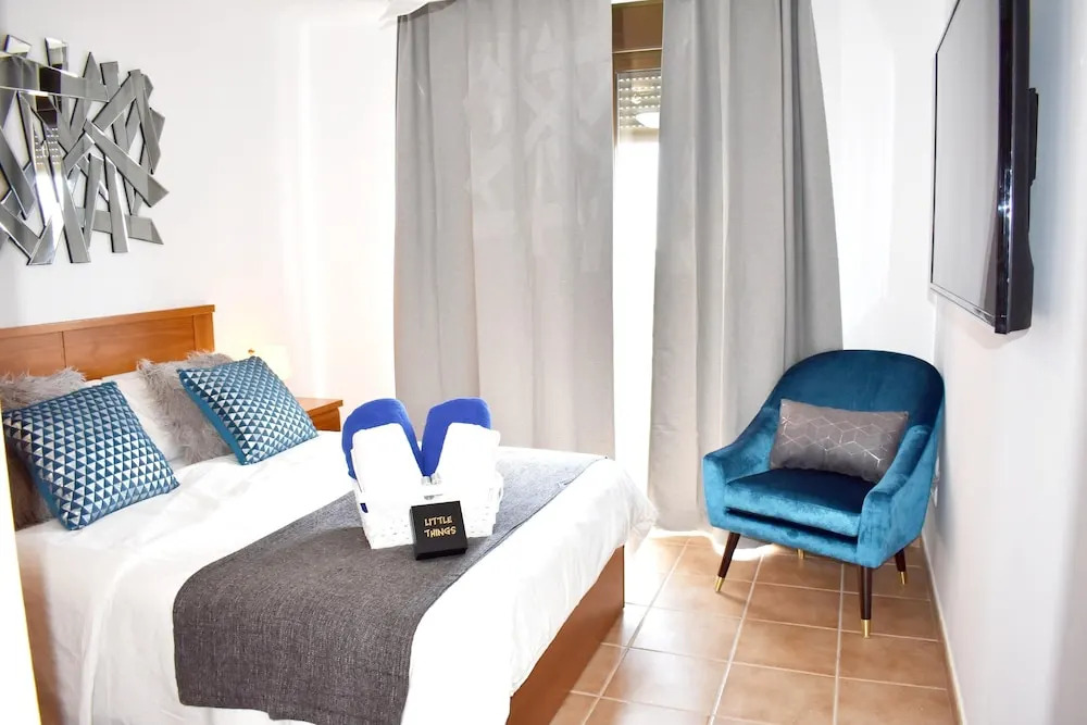 Apartment With one Bedroom in Granadilla, With Wonderful sea View, Shared Pool, Furnished Terrace