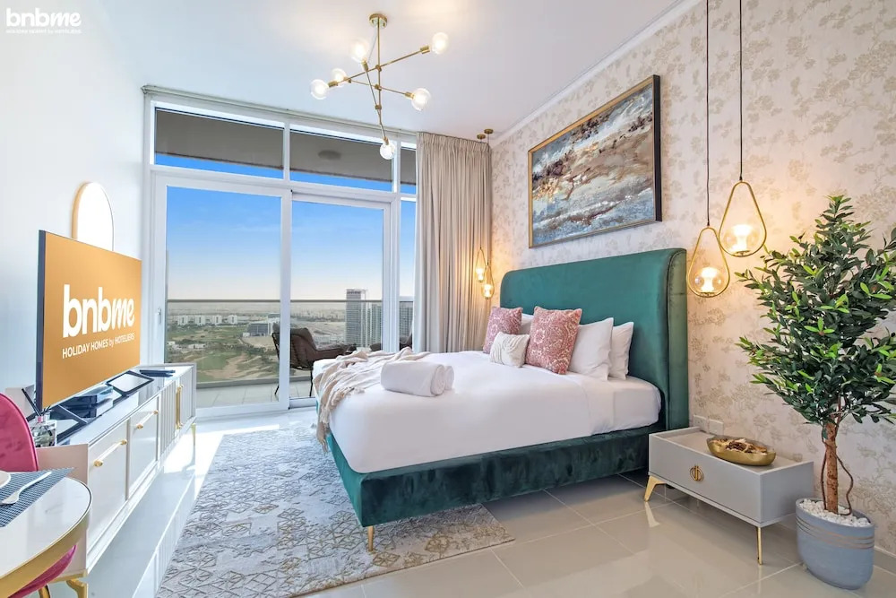 bnbme | Damac Hills Carson Tower | STUDIO