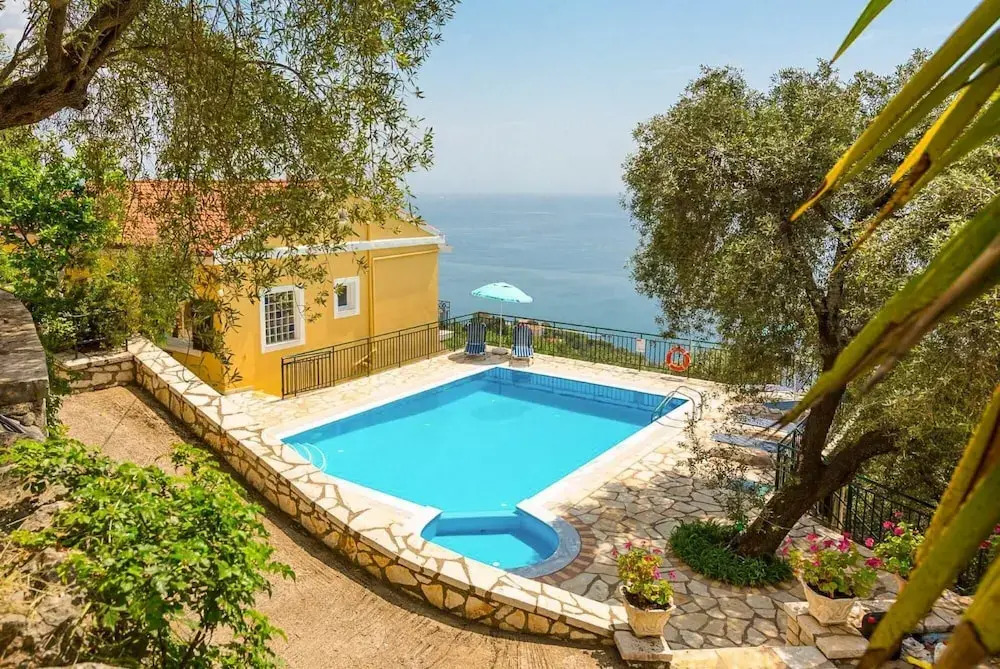 Kalithea Large Private Pool Walk to Beach Sea Views A C Wifi - 363