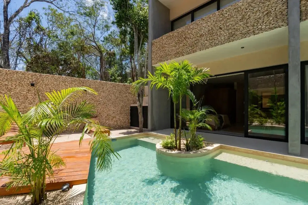 Stylish Tulum Studio Terrace Pool Relax