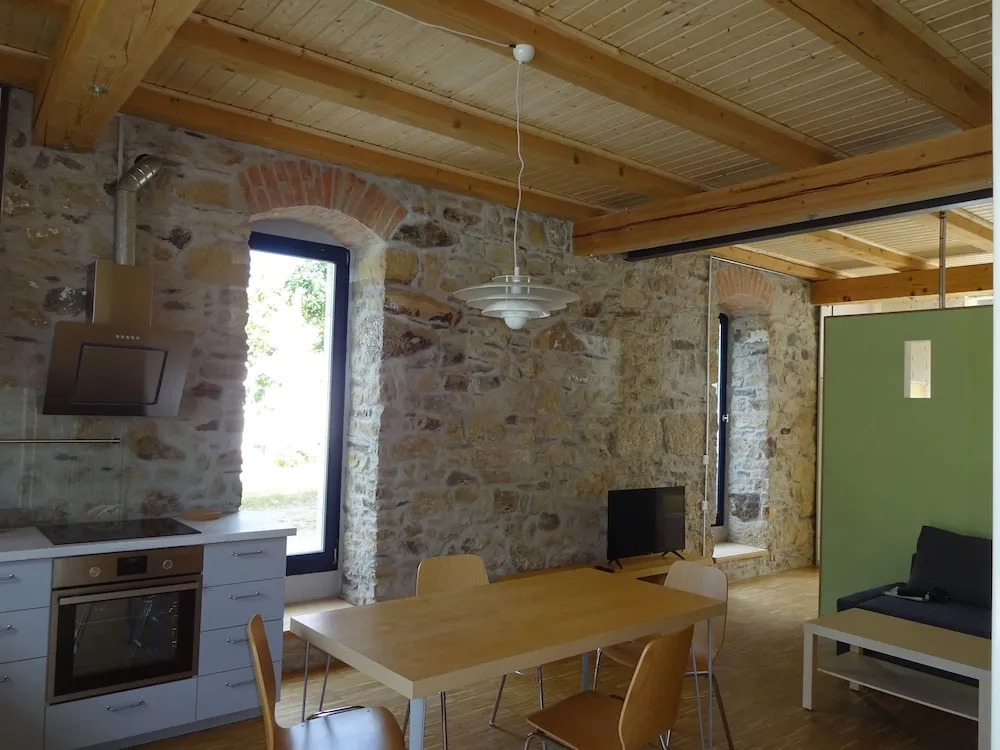 Alte Scheune Rietzschelhof mit Pool
