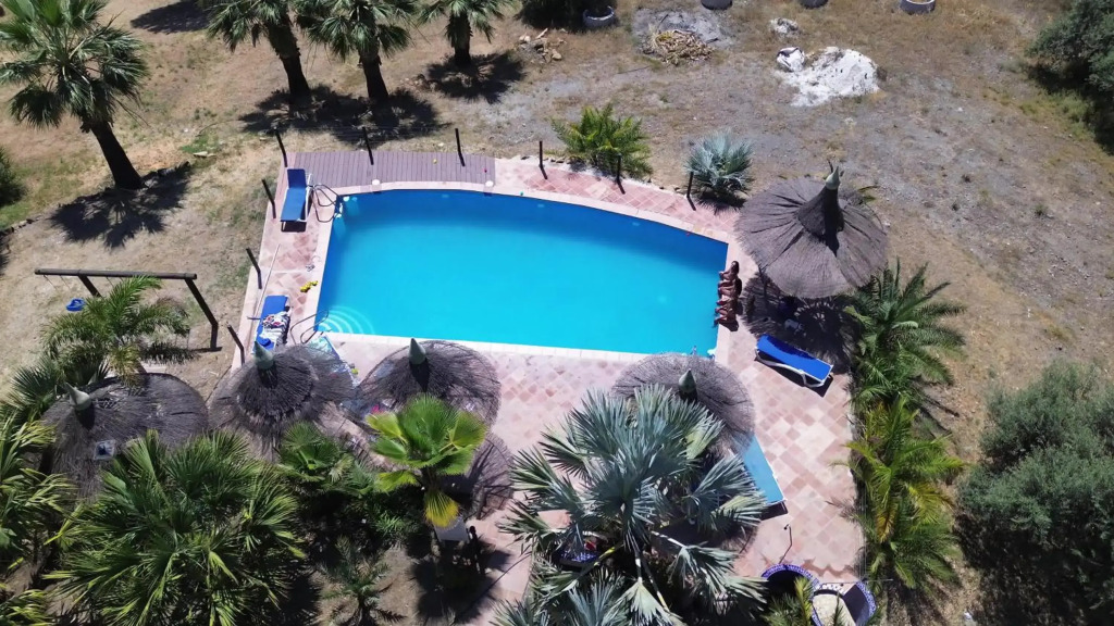 Castle Tower apartment in rural holiday park.