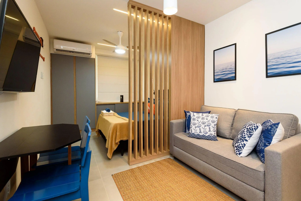 Apartamento Decorado A 550m Da Praia | Sf 228/329