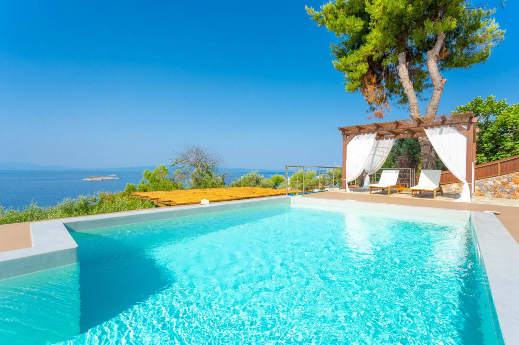 Villa Diona Large Private Pool Walk to Beach Sea Views A C Wifi - 3074