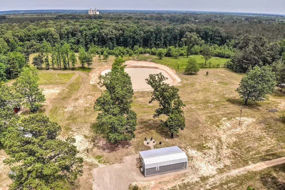Broken Bow Cabin on 15 Acres w/ Stocked Fish Pond!