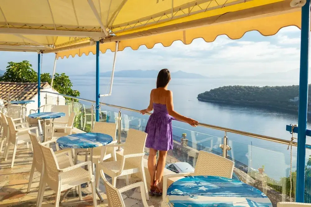 Villa Kyknos Large Private Pool Walk to Beach Sea Views A C Wifi Car Not Required Eco-friendl - 2329