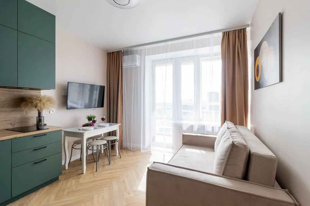 Апартаменты на улице Мельникайте 2 корпус 19