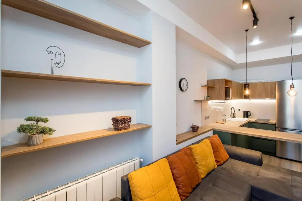 Modern family appartment with 4kTV, coffee machine and big fridge in New Gudauri Alpic