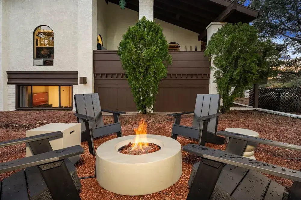 Serenity Retreat Sedona Hot Tub Games Firepit
