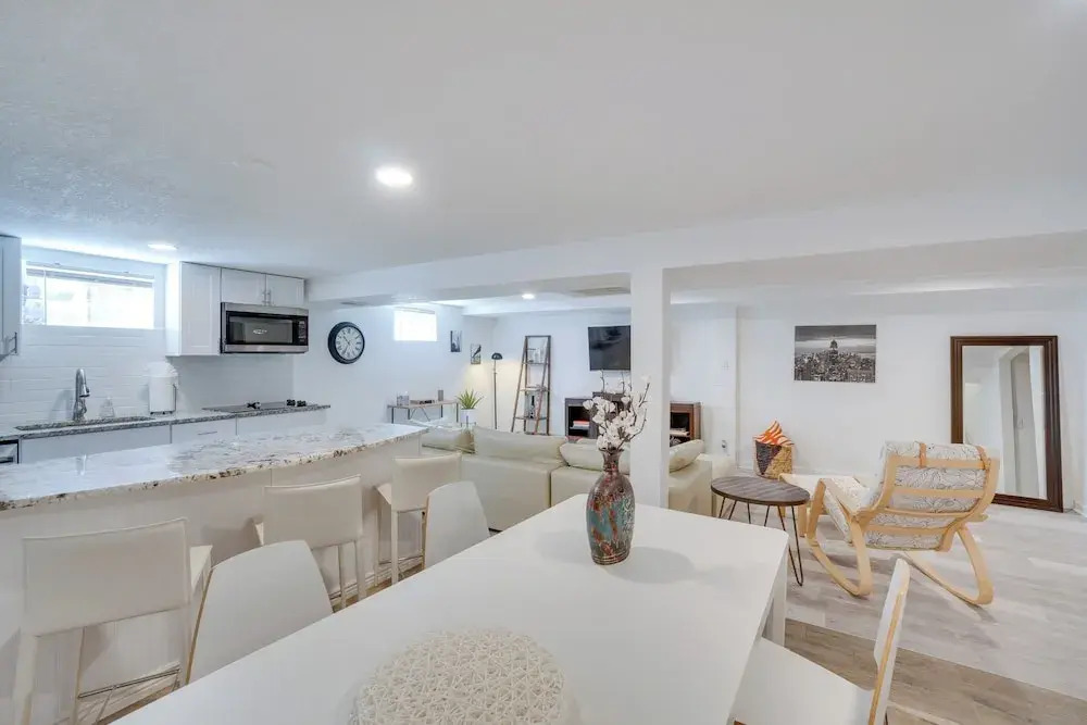 Sleek & Central Centennial Apartment w/ Fireplace!