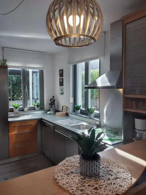 FERIENWOHNUNG TRUNK direkt an den Weinbergen, Parkplatz, Terrasse mit Grill und Lounge