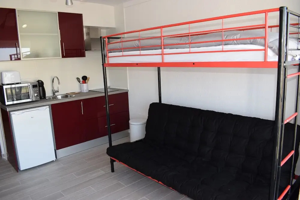 373-estudio Cerca de la Playa,hermosas Vistas