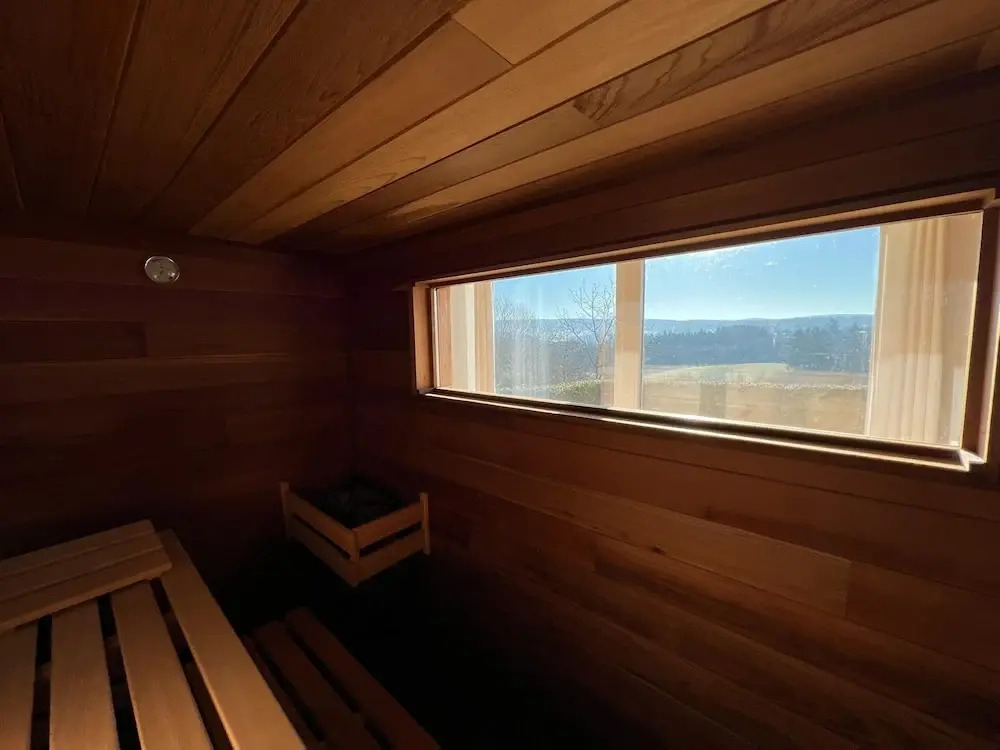 Panoramic villa with private sauna in Erezée