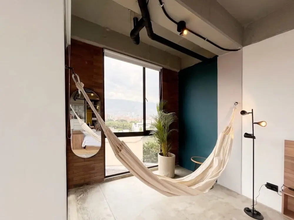 Trendy Loft With Balcony in Laureles