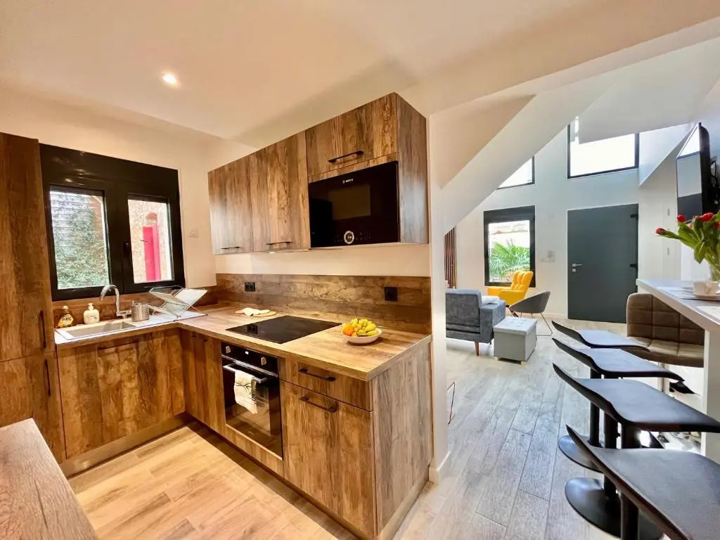 Duplex Design 6P / 3CH - jardin et parking gratuit