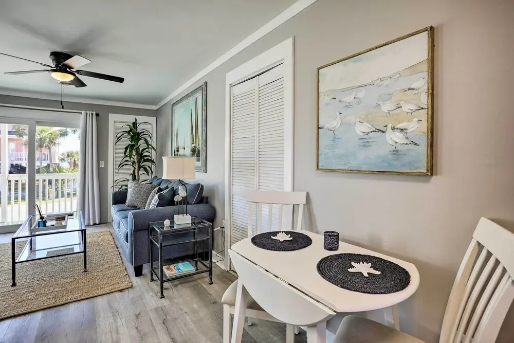 Walk to Surfside Beach: Studio w/ Covered Balcony