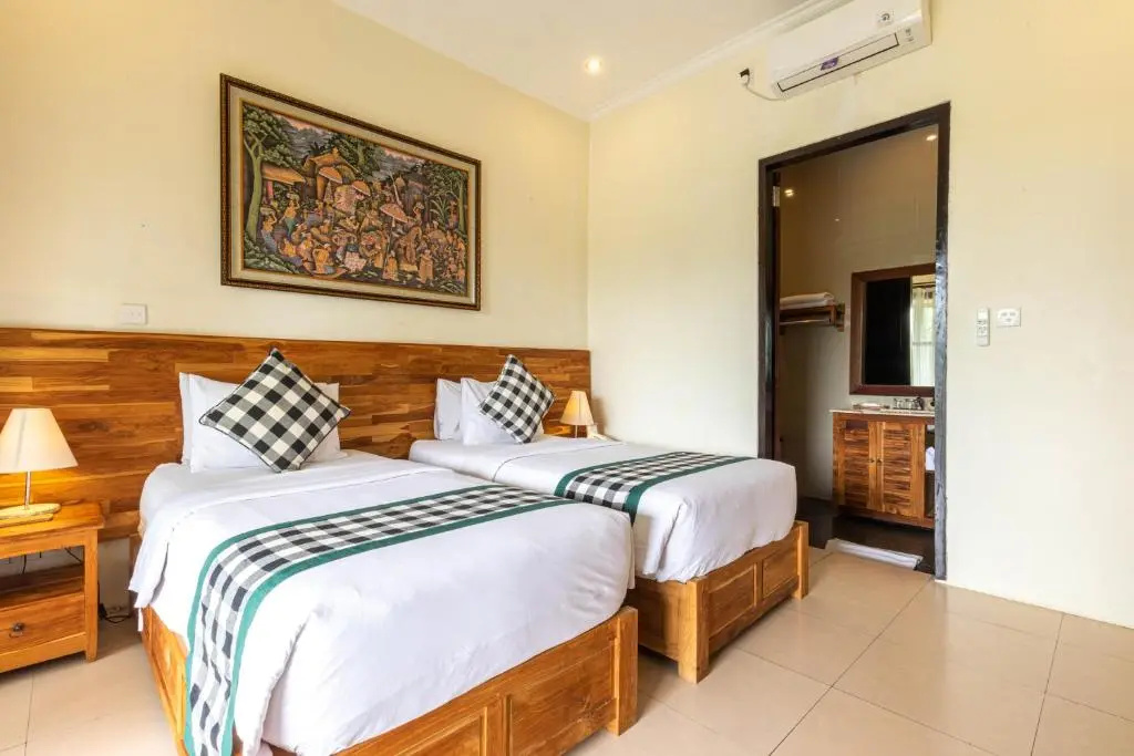 Номер Deluxe с красивым видом из окна в Meruhdani Boutique Hotel Ubud