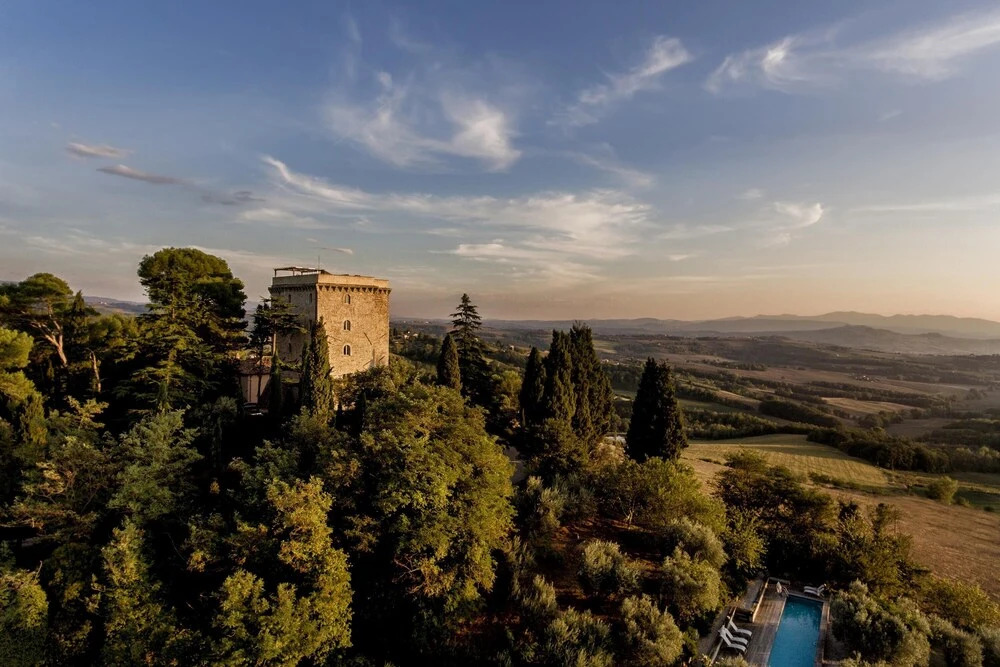 Torre Fortunata Splendidly Restored Medieval Tower Near Todi in Umbria