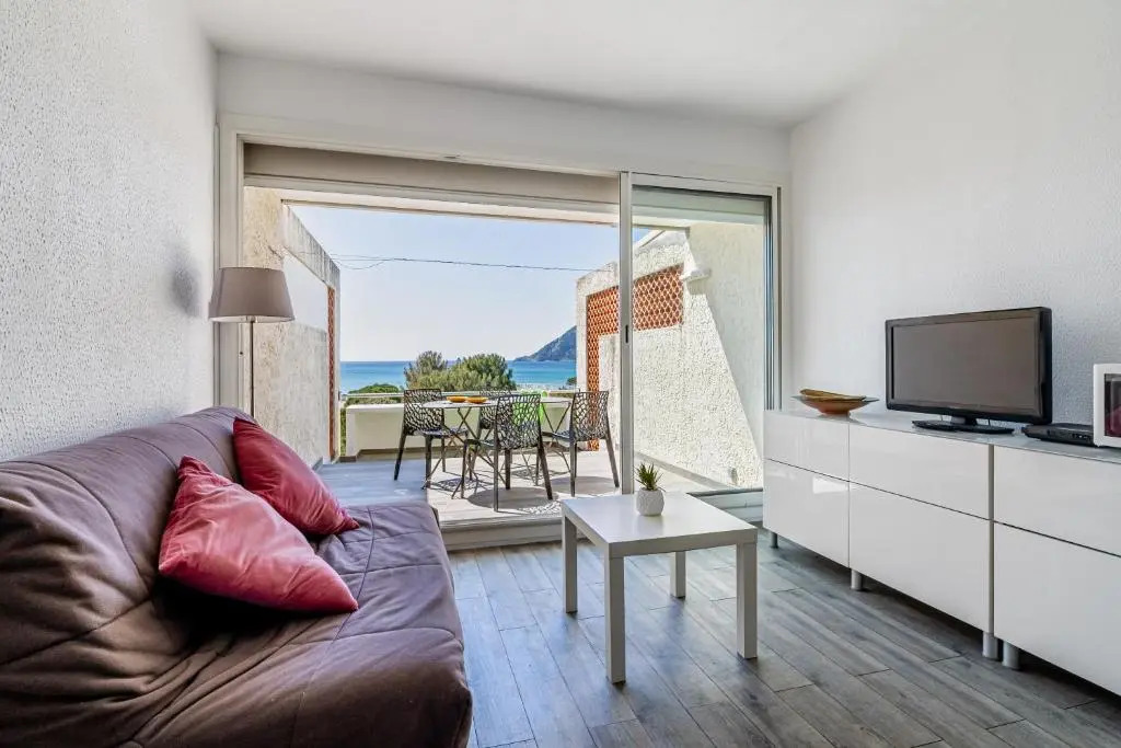 Appartement vue plage avec terrasse et wifi