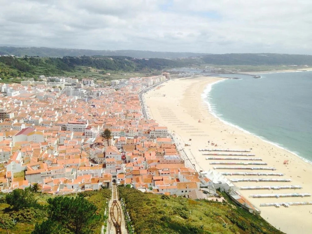 Apartment With one Bedroom in Nazaré, With Wonderful sea View, Furnished Garden and Wifi - Near the Beach