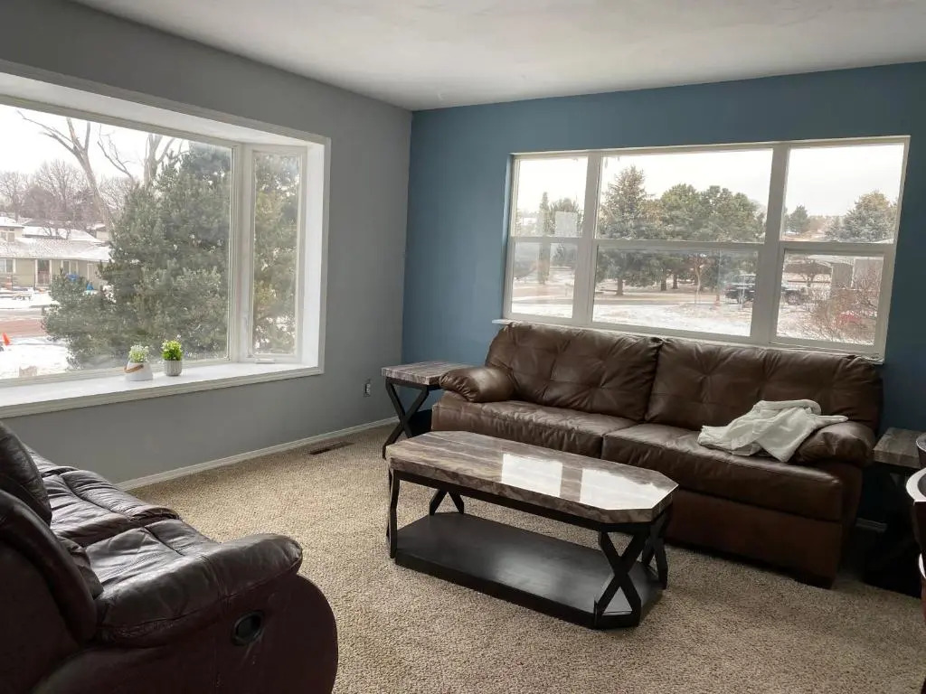Three bedrooms with one king bed