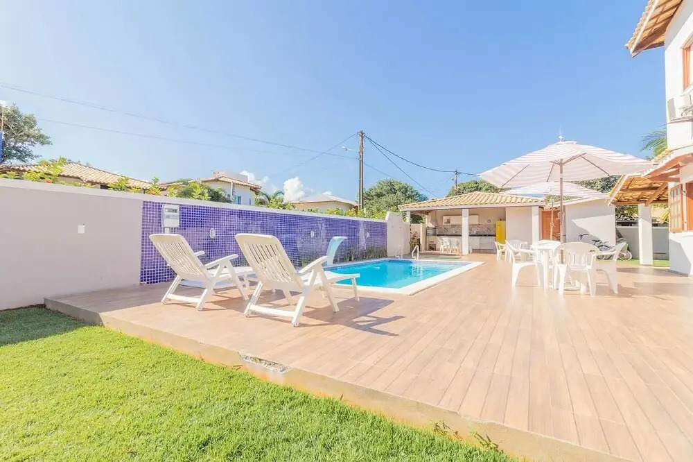 GB33 Ótima Casa 8 Quartos 300m da Praia