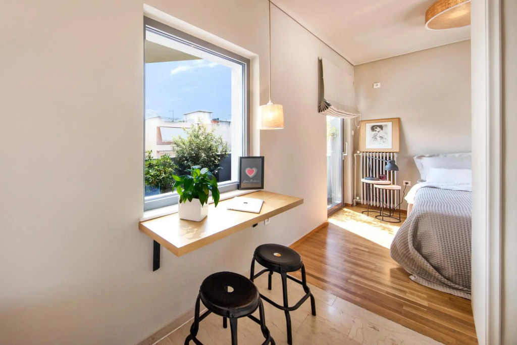 Sunny Loft with Acropolis View