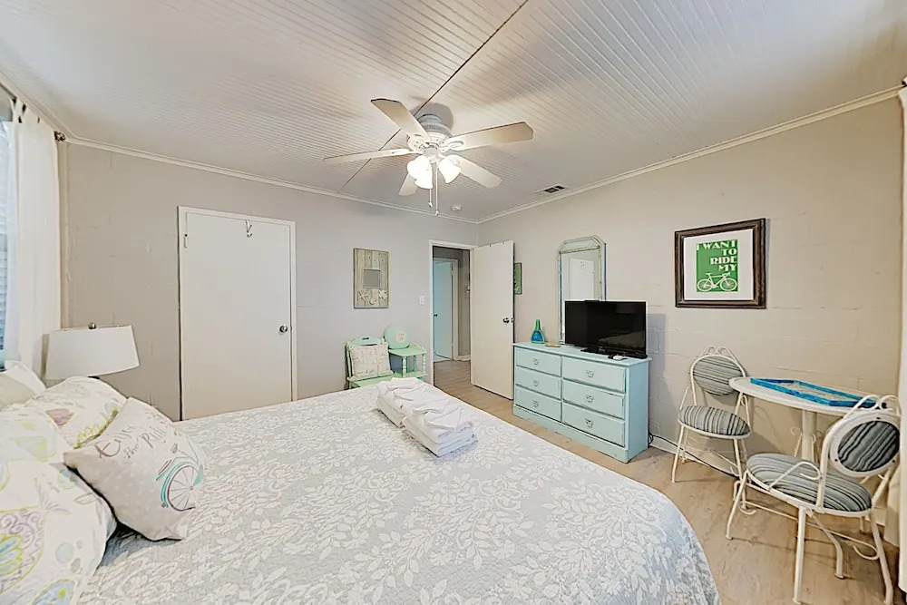 New Listing! Drift Inn: Beachside W/ Porch 4 Bedroom Home