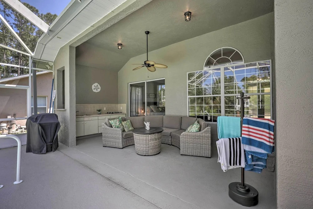 Upscale Palm Coast Home w/ Pool: 7 Mi to Beaches!