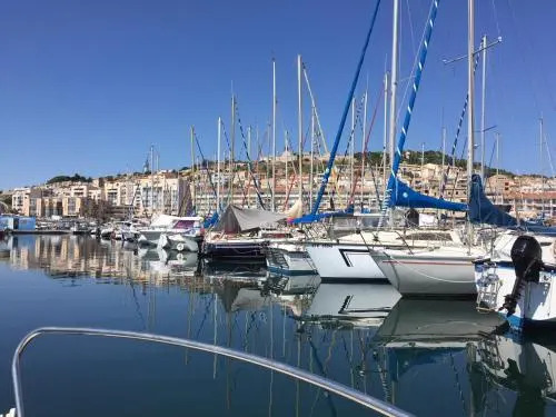 Sète - Fewo mit Meerblick, Schwimmbad