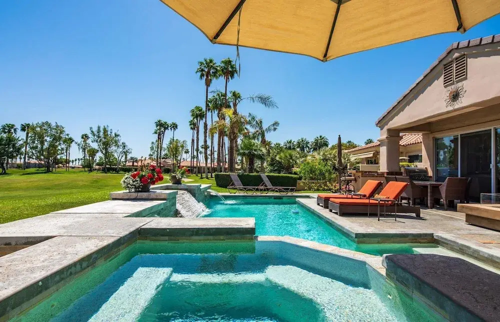 Casa Solara PGA West Pool Spa Firepit