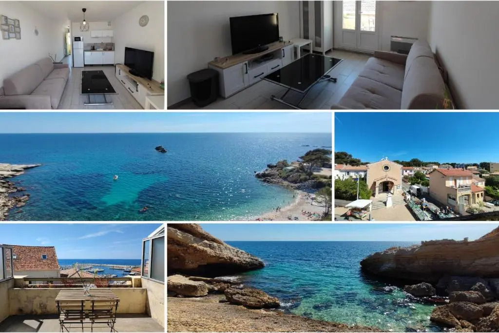 L'escapade - Vue Mer & Terrasse - Plage a 100m