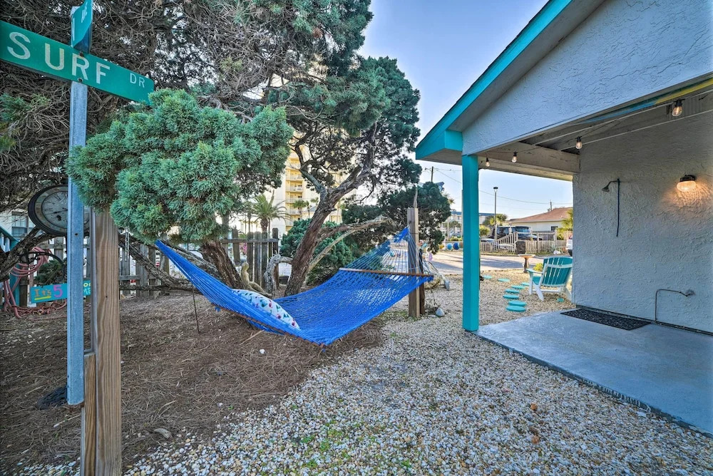 PCB Studio w/ Private Patio: Steps to Beach!
