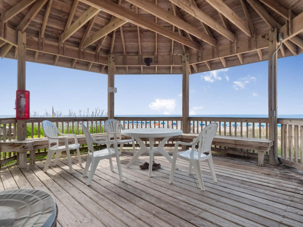 Beach Condo Destination in Orange Beach With Pool Gazebo and White Sands