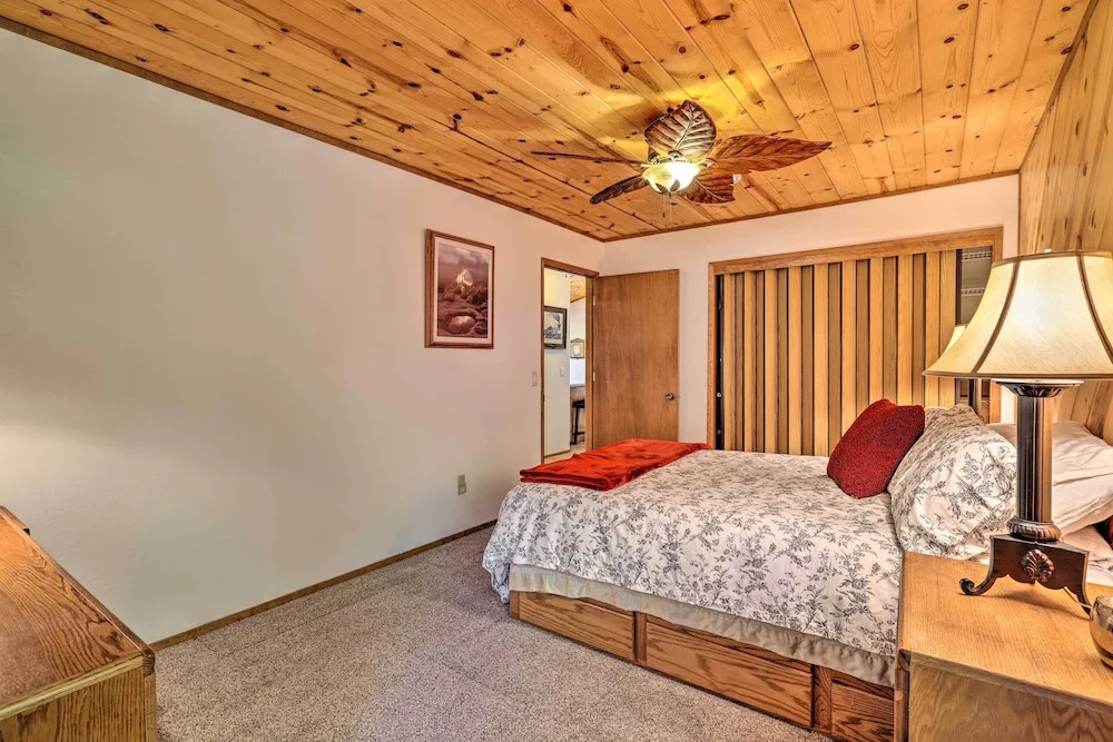 Deck w/ Forest Views: Quiet Twain Harte Cabin