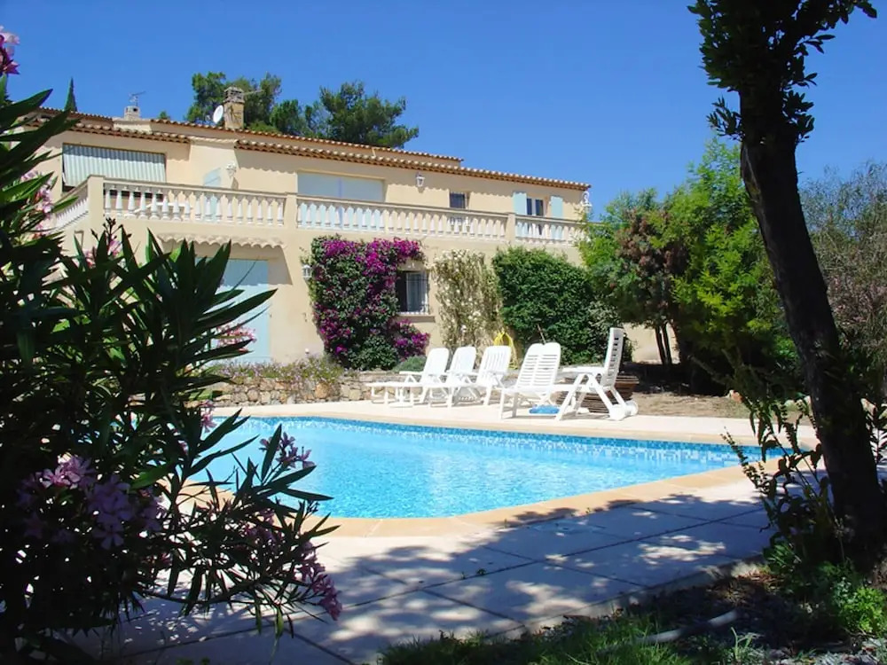 Villa With 4 Bedrooms in Fréjus, With Wonderful sea View, Private Pool