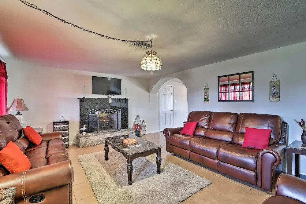 Walk to Gulf: Home w/ Boat Dock in Hudson!
