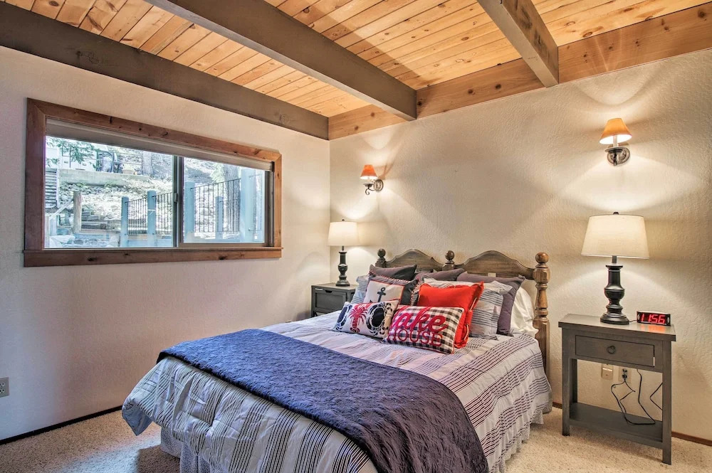Dock Access & Hot Tub: Waterfront Meeks Bay Home