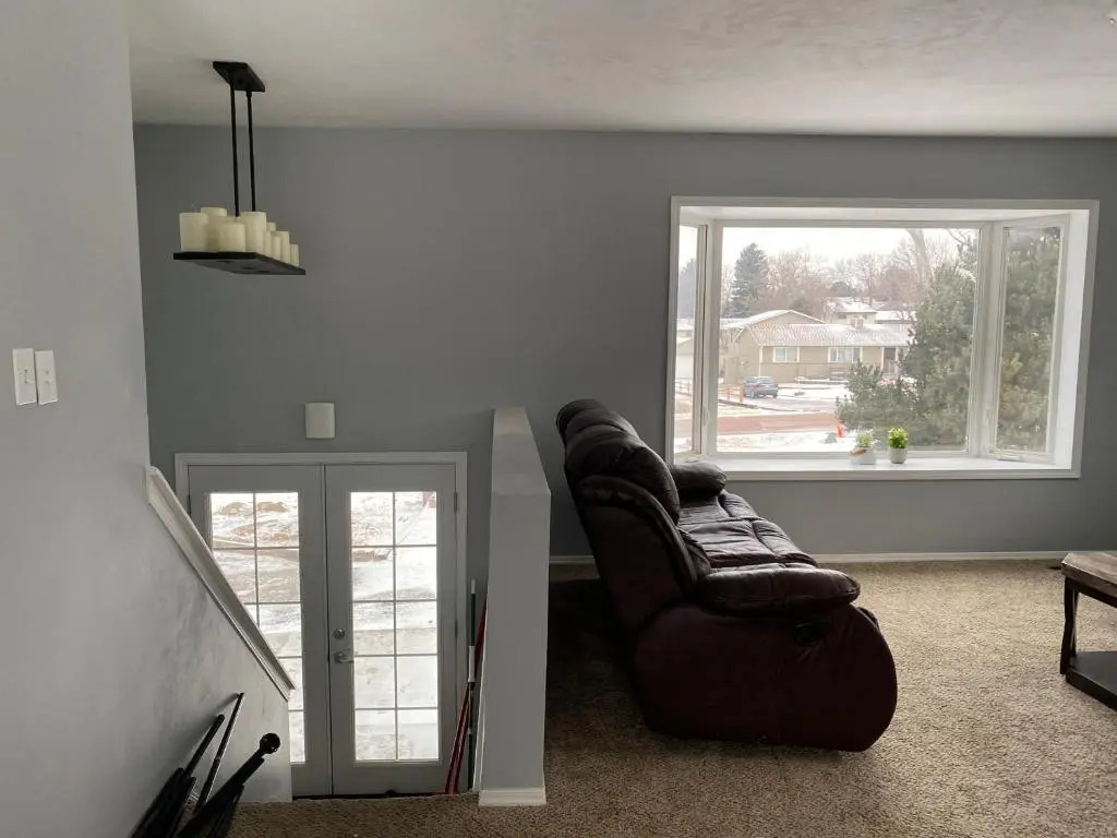 Three bedrooms with one king bed