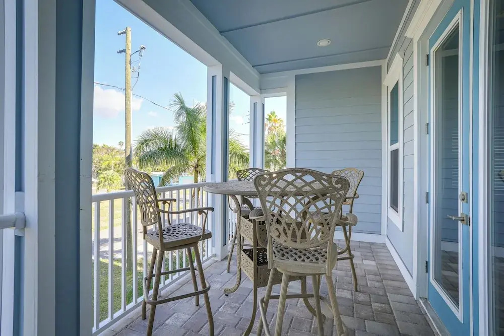 Steps to Shore: Modern Redington Beach Townhome